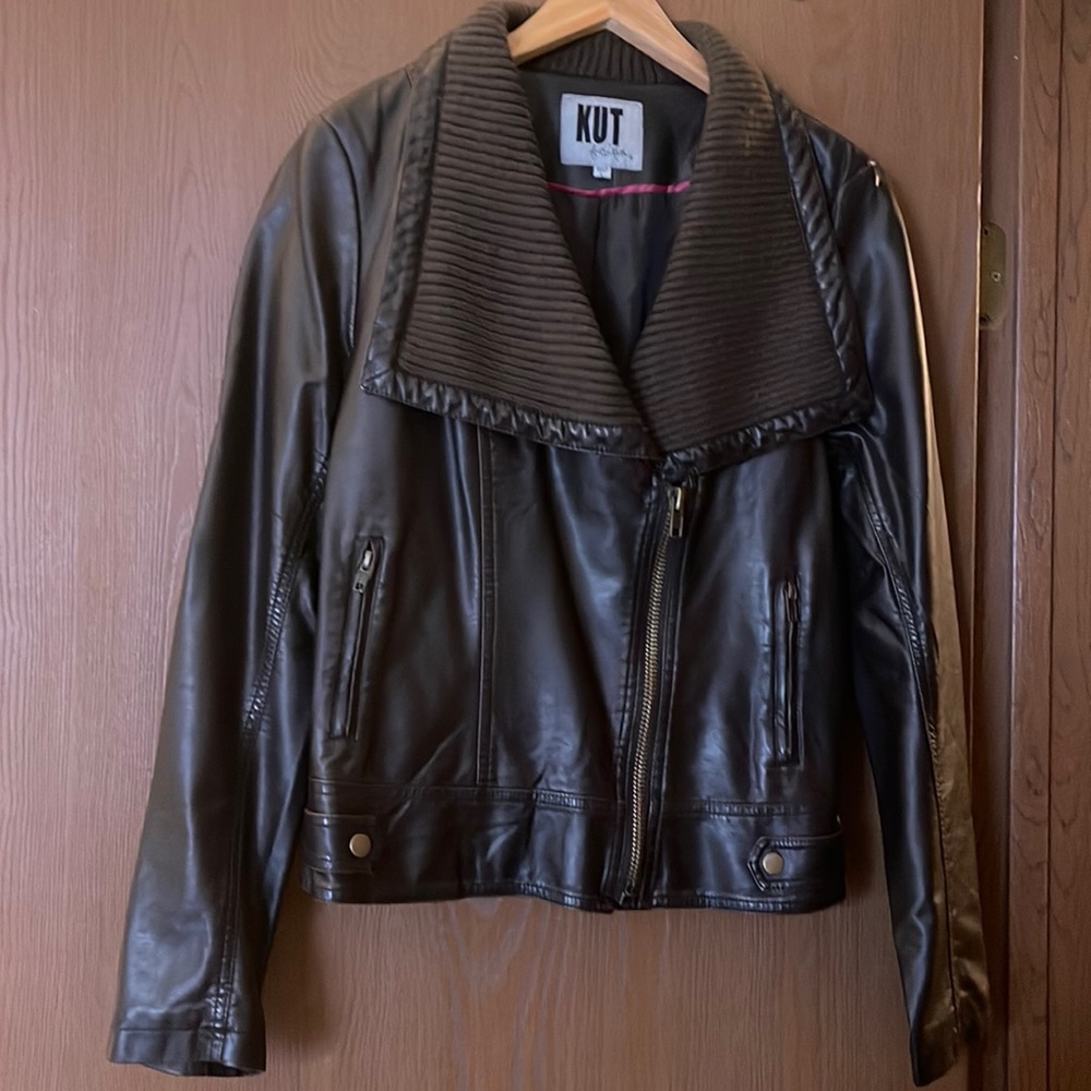 Kut from the Kloth faux leather jacket